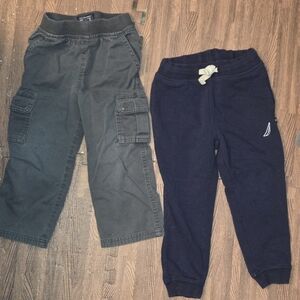 The Children's Place Black and Blue Sweatpants & Joggers